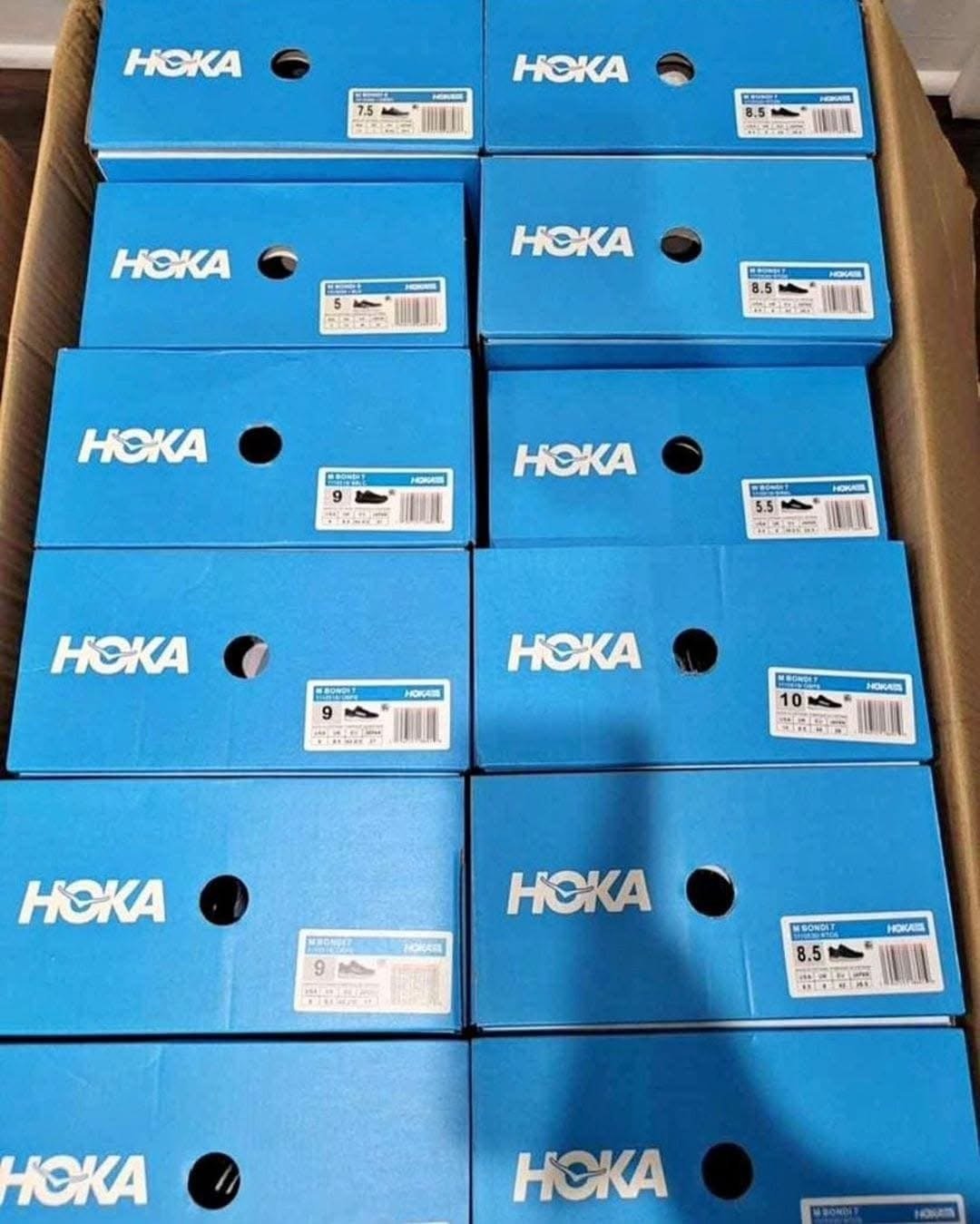 Hoka shoes pallet