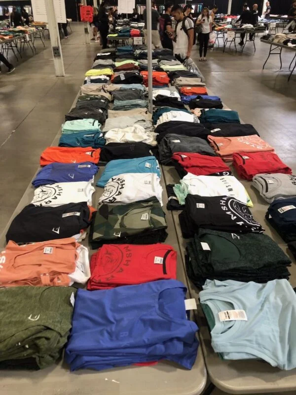 Gym shark clothing pallet